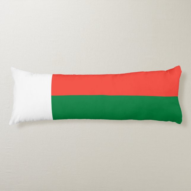 Madagascar flag body pillow (Front)
