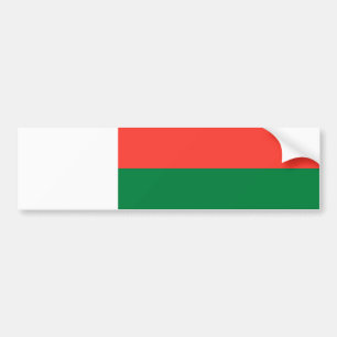 Madagascar Flag Bumper Sticker