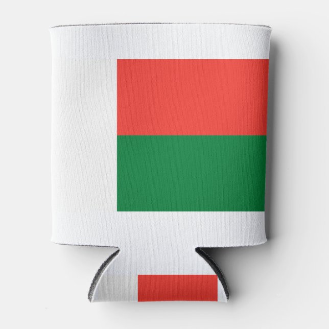 Madagascar Flag Can Cooler (Front)