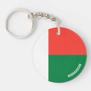 Madagascar Flag Charming Patriotic Keychain