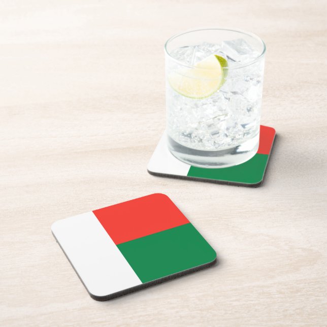 Madagascar Flag Coaster (Right Side)