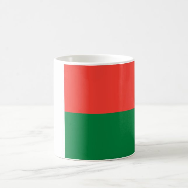 Madagascar Flag Coffee Mug (Center)