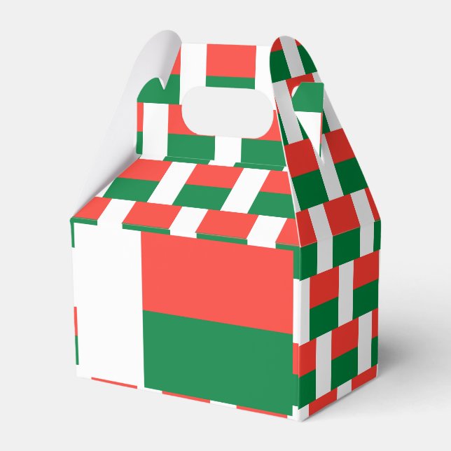 Madagascar Flag Favor Box (Back Side)