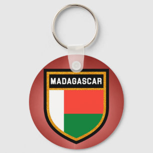 Madagascar Flag Keychain