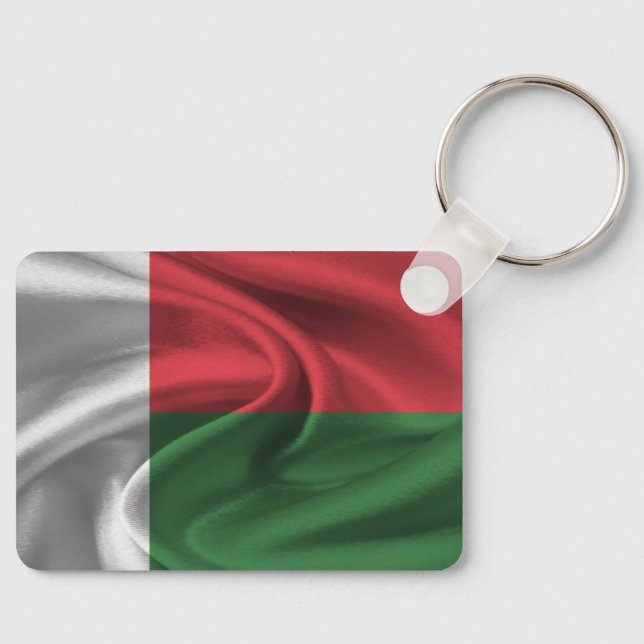 Madagascar Flag Keychain (Front)
