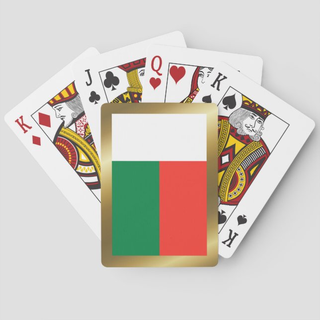 Madagascar Flag Playing Cards (Back)