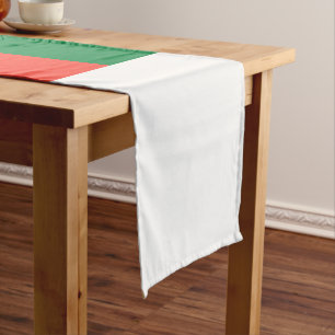 Madagascar flag short table runner