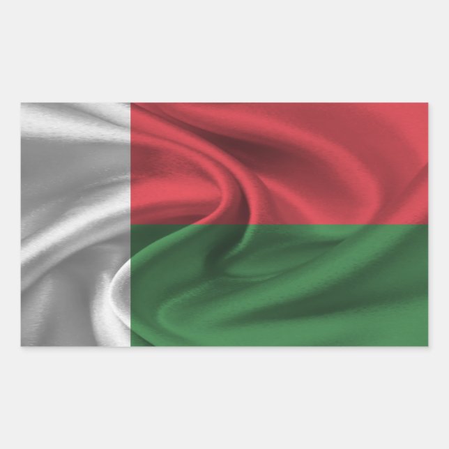 Madagascar Flag Sticker (Front)