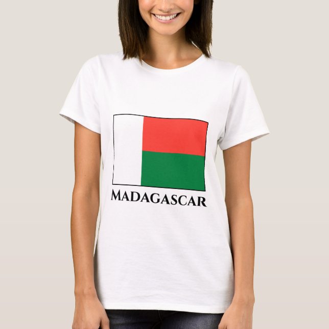 Madagascar Flag T-Shirt (Front)