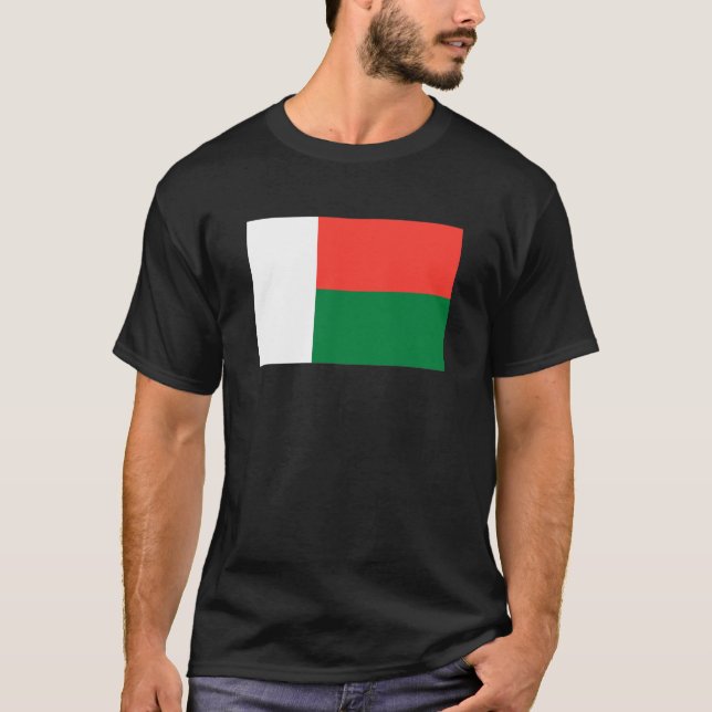 Madagascar Flag T-Shirt, Patriotic T-Shirt (Devant)