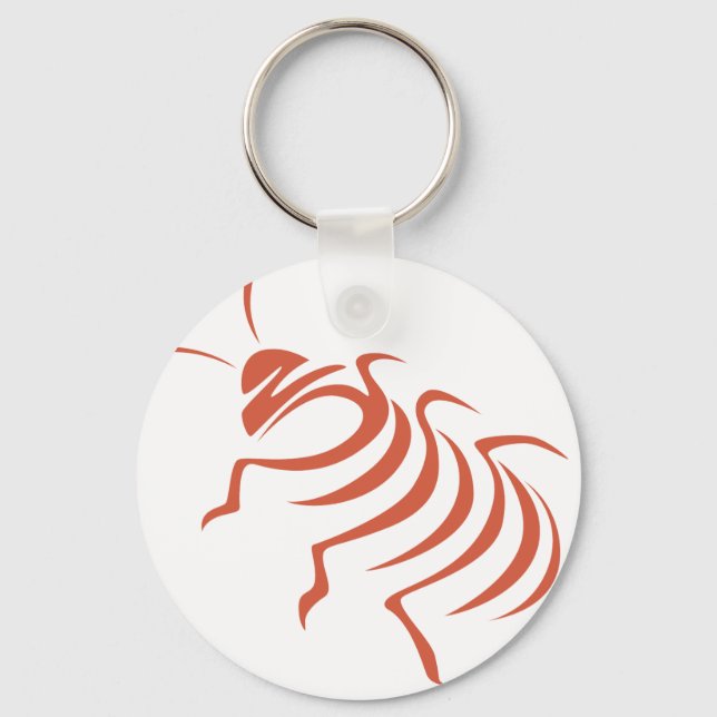Madagascar Hissing Cockroach Keychain (Front)