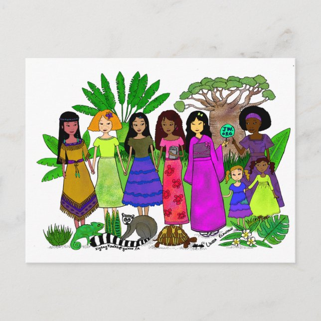 Madagascar International Postal Card (Front)