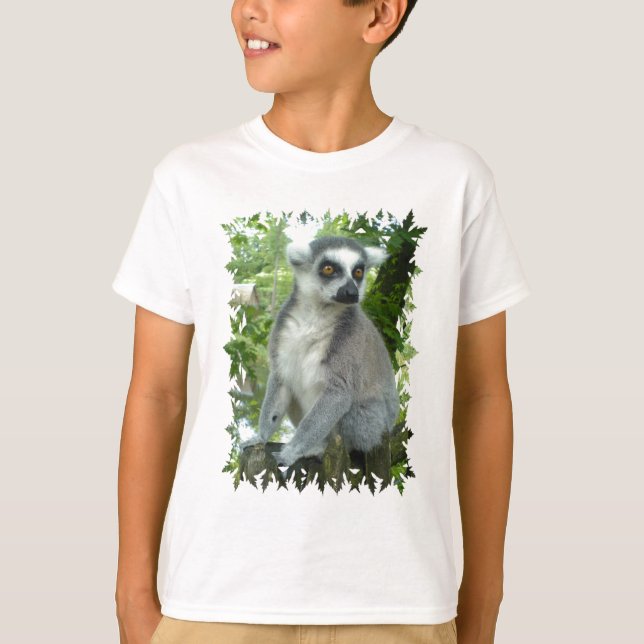 Madagascar Lemur Kid's T-Shirt (Front)