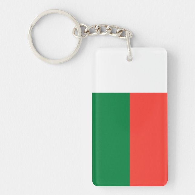 Madagascar – Malagasy Flag Keychain (Front)