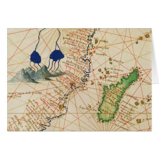 Madagascar Map (Front Horizontal)