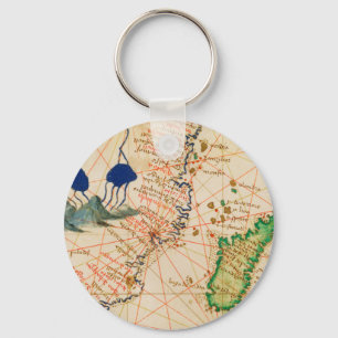 Madagascar Map Keychain