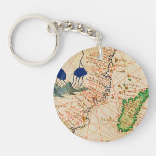 Madagascar Map Keychain