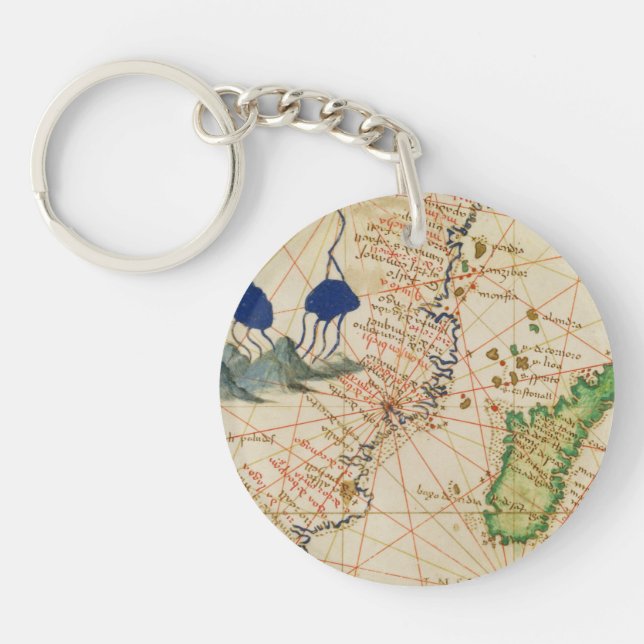 Madagascar Map Keychain (Front)