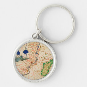 Madagascar Map Keychain