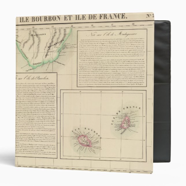 Madagascar, Mauritius 57 Binder (Front/Inside)