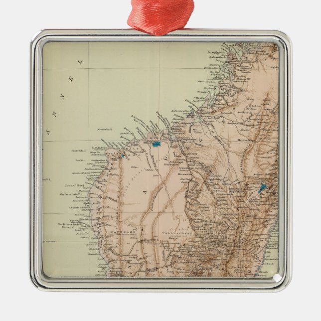 Madagascar Metal Ornament (Front)