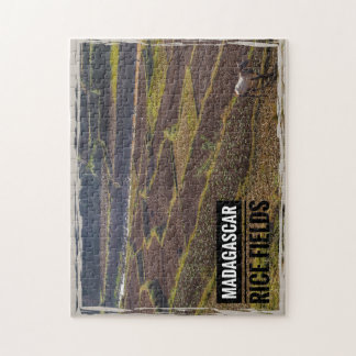 Madagascar Rice Field with Goat Jigsaw Puzzle
