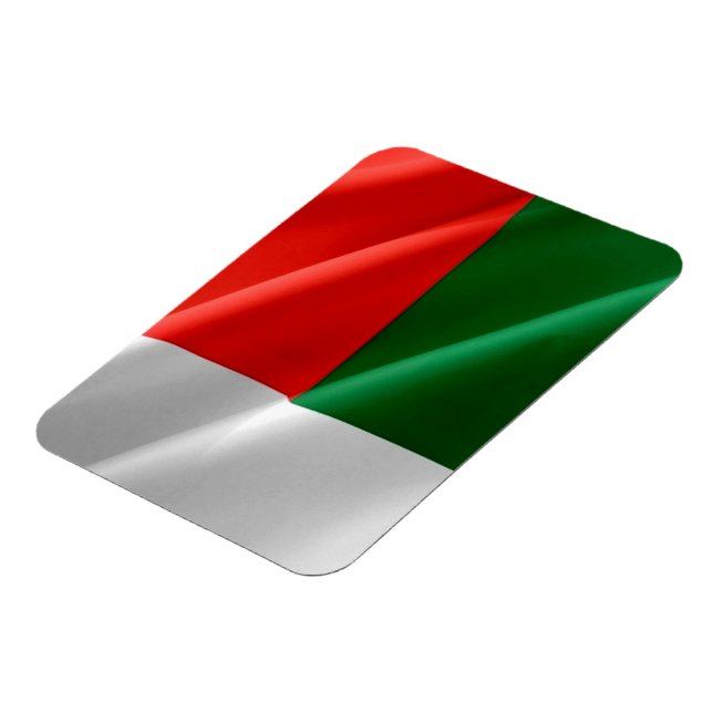 Madagascar - Waving Flag - Magnet (Left Side)
