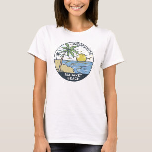Madaket Beach Massachusetts Vintage T-Shirt