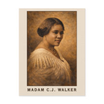 Madam C.J. Walker Portrait Art
