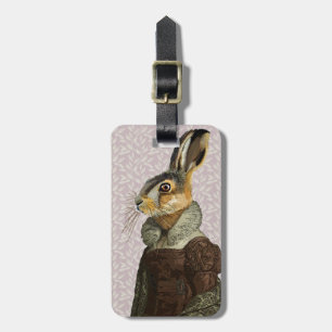 Madam Hare Luggage Tag