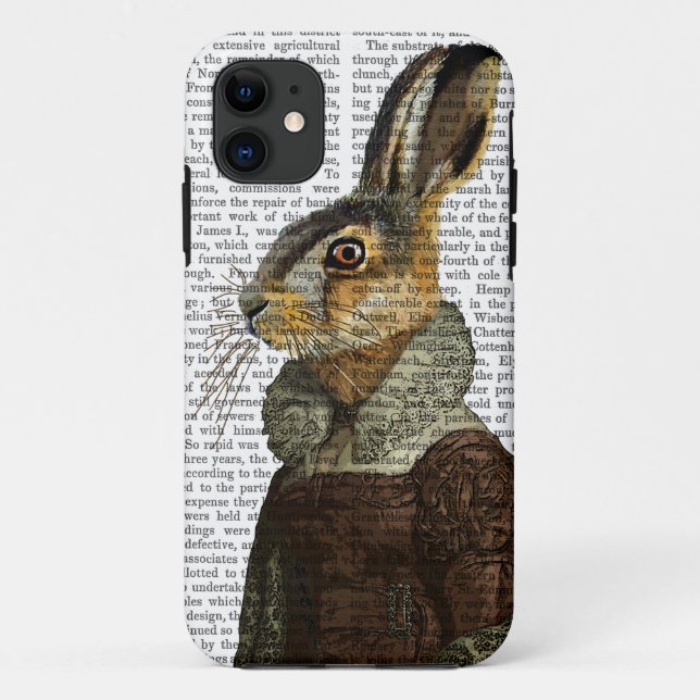 Madam Hare Portrait Case-Mate iPhone Case (Back)