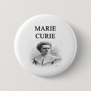madam marie curie 2 inch round button