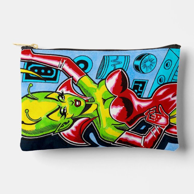 Madam Mars in the Lab Accessory Bag (Front)