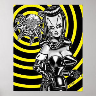 Madam Mars™/Pet Brain-Bat Poster