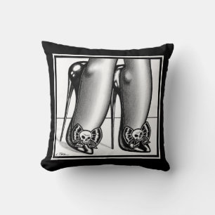 Madam Mars™/Ultra-High Heels Throw Pillow