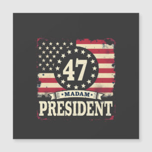 Madam President American flag 47 harris Walz 