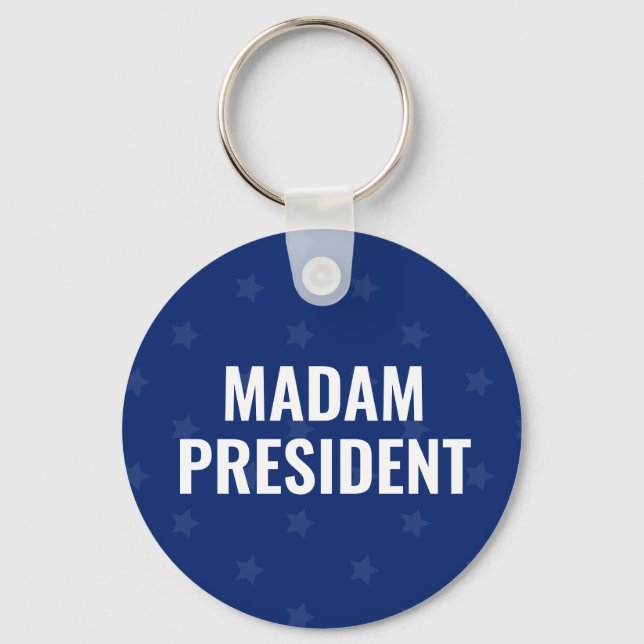 Madam President Harris 2024  Keychain (Front)