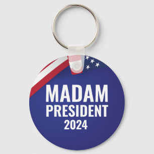Madam President Harris 2024 Keychain