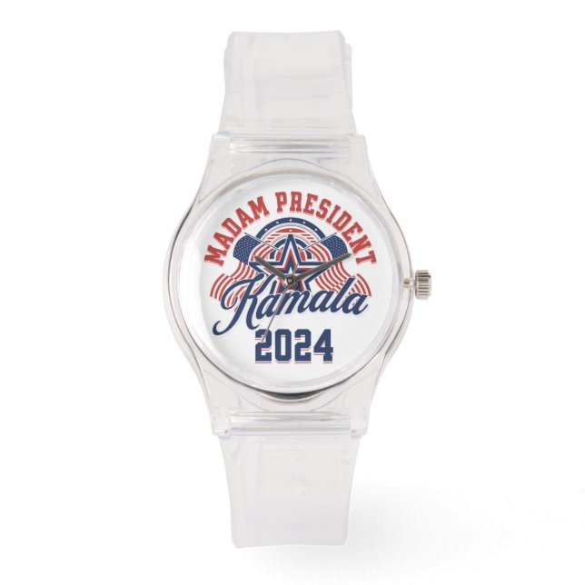 Madam President Kamala Harris 2024 Watch (Front)