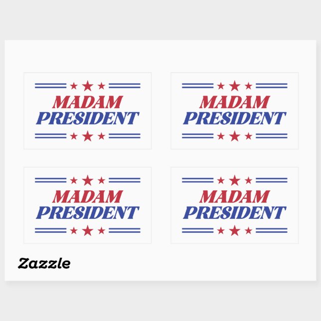 Madam President Kamala Harris Sticker (Sheet)