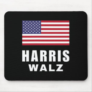 Madam President Kamala Harris Tim Walz Vp Usa Amer Mouse Pad