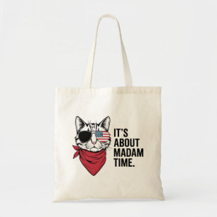 Madam Time President 2024 Kamala Harris DNC Rally Tote Bag