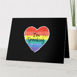 Madam Vice President I'm Speaking Kamala Harris gi Card