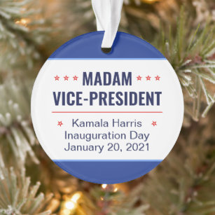 Madam Vice-President Kamala Harris Inauguration Ornament