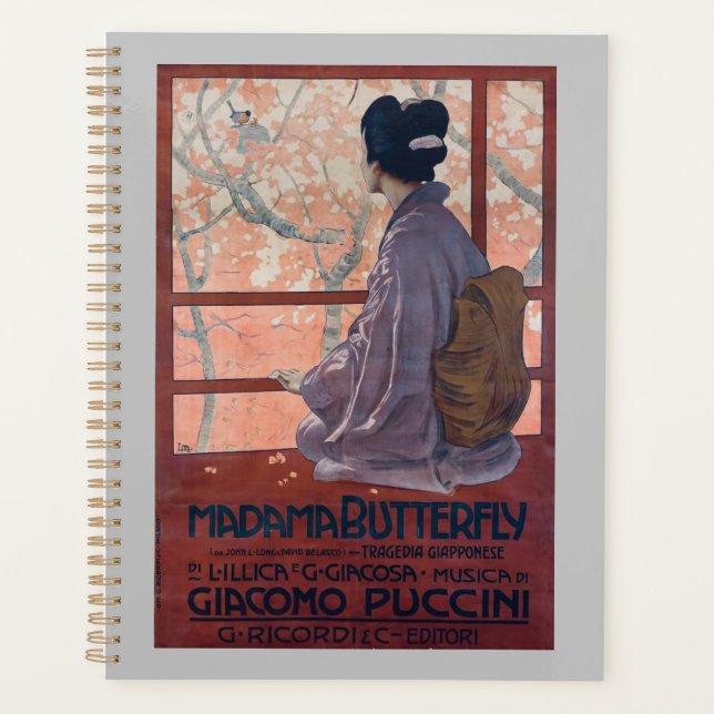 Madama Butterfly Poster vintage (1904) (Devant)
