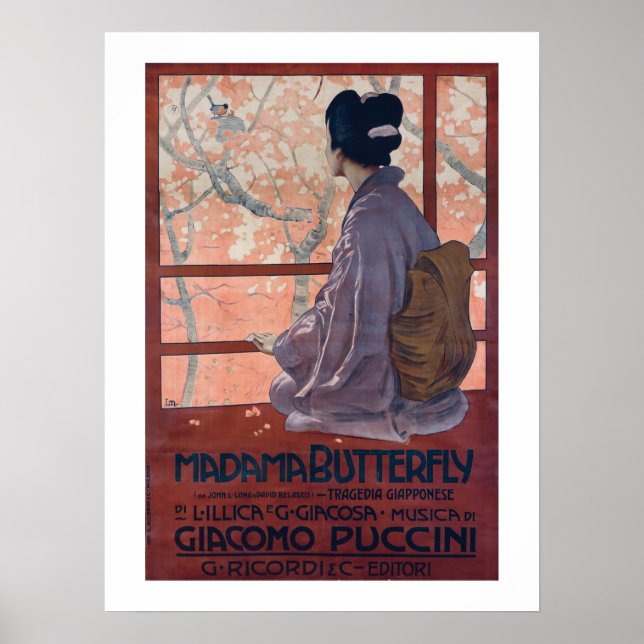 Madama Butterfly Vintage poster (1904) (Front)