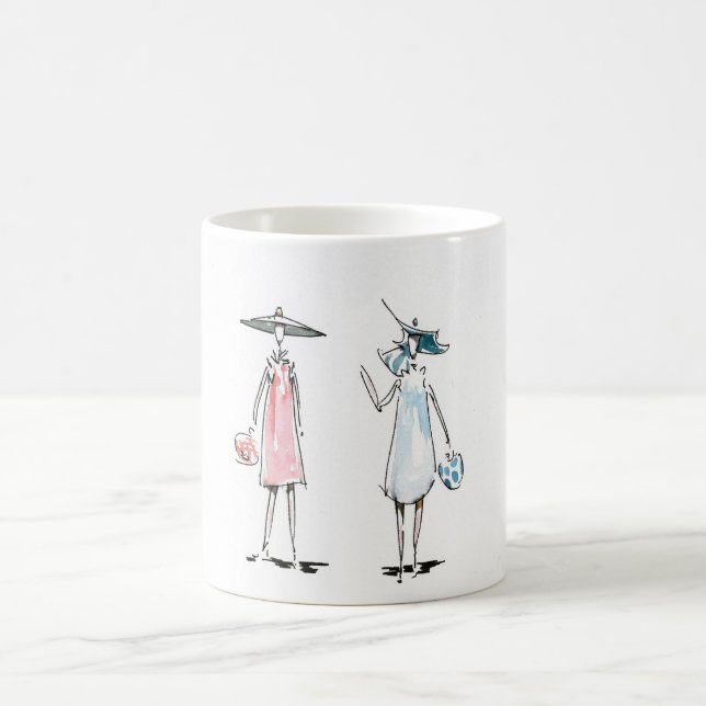 Madame à déjeuner tasse (Centre)