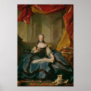Madame Adelaide de France in Court, 1758 Poster