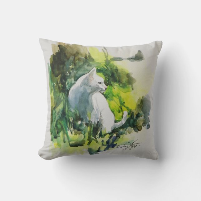 Madame au soleil coussin (Recto)