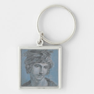 Madame Aubry  Olympia of Gouges, 1784 Keychain